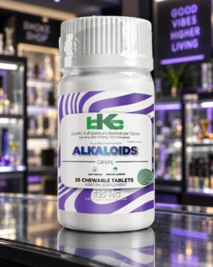 BKC Kratom Alkaloids Chewable Tablets – Grape, 25 mg, 25 Count