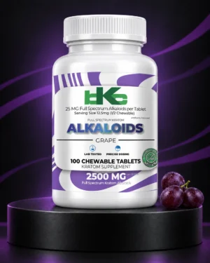 BKC 7OH Alkaloids - 25mg Grape Chewable Tablets