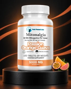 BKC Kratom Mitonalgia 50MG MIT Tablets - Passion Orange Guava